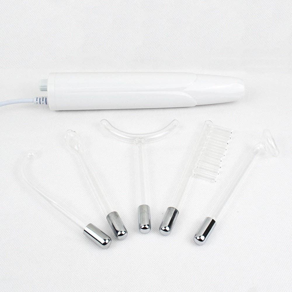 Secret Service Beauty - Wholesale Protective Face Mask/Shield - Portable High Frequency Electrotherapy Facial Machine Spot Acne Remover Face Skin Wrinkle Scalp Massager Electrode4