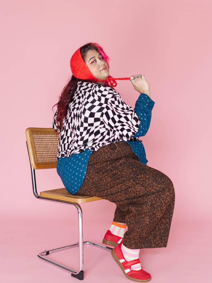 Nettle Studios - Wholesale Pants - Women's - Size Inclusive Gender Neutral Leopard Twill Balloon Pant8