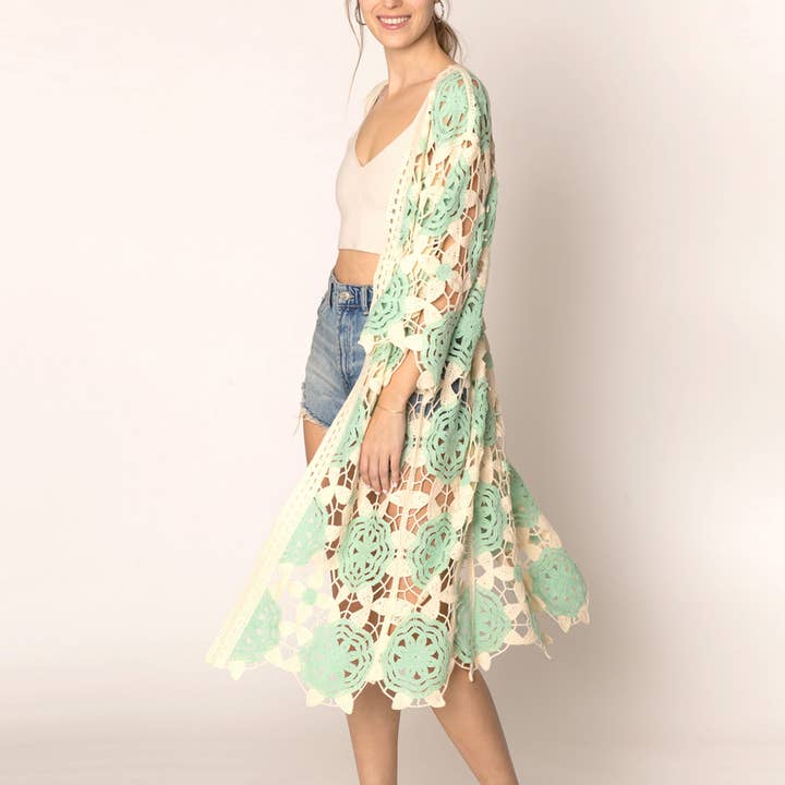 Women Flower Pattern Crochet Cardigan and other Purchase Wholesale yarn crochet cardigan patterns. Free Returns & Net 60 Terms on Faire trending on Faire.