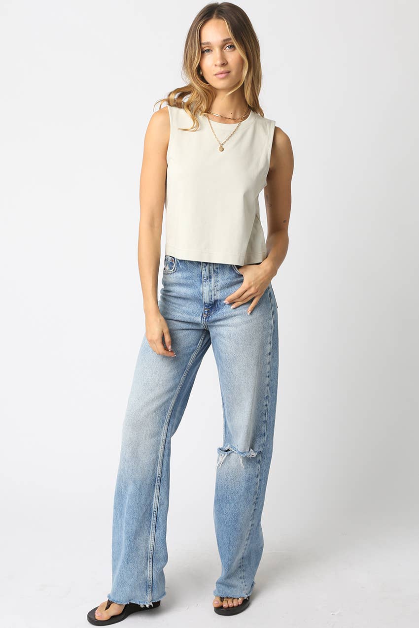 Olivaceous - Wholesale Knit Top - Women's - Lisa Sleeveless Rib Knit Top12