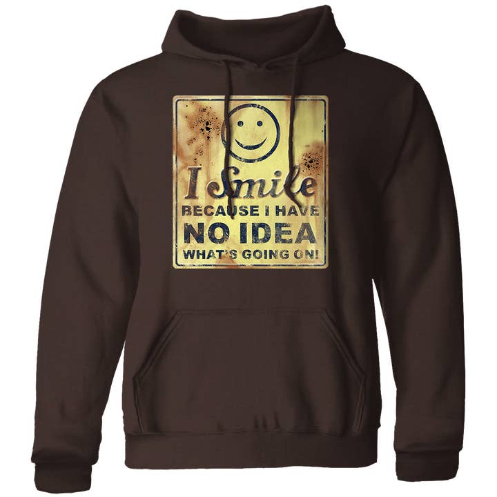 Sonrío Porque - Sudadera con Capucha de Forro Polar de 7.8 oz para venta al por mayor de Jester Clothing Company