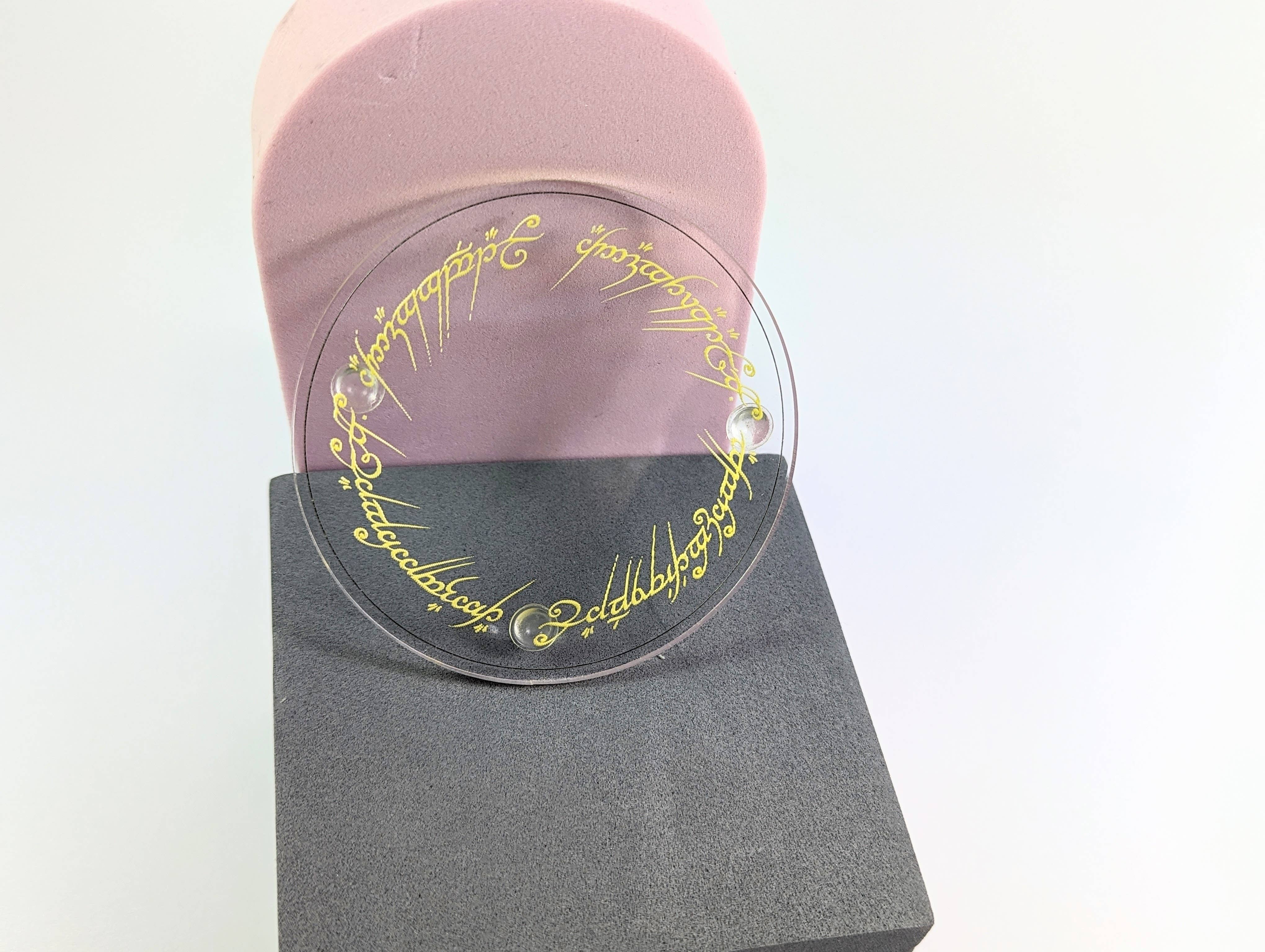 Chikai Shop – Base de copos por atacado – LOTR Bases para copos inspirados em acrílico claro4