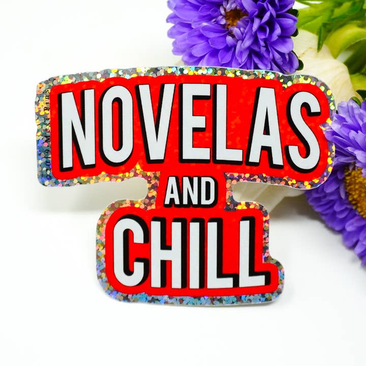 PARTIMEWORKS - Wholesale Sticker - Novelas and Chill 3" Sticker0