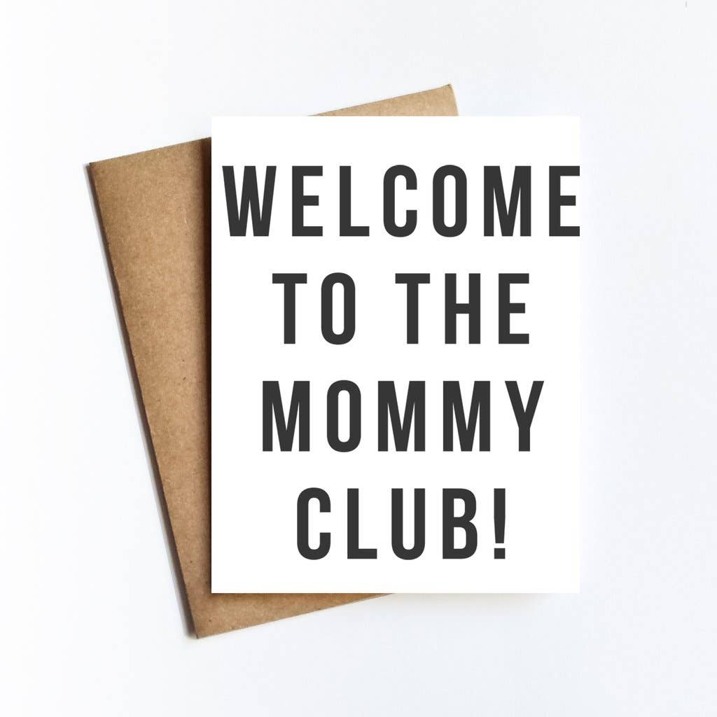Kate Moore Creative Studio – wholesale Baby card – Mommy Club Card