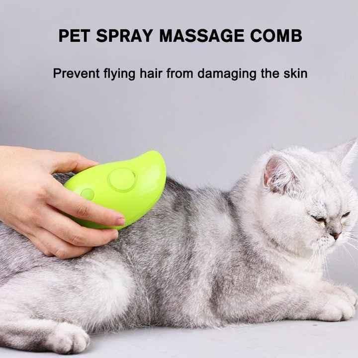 VIGOR – wholesale Pet brush – Cat/dog – Self Cleaning Cat Steamy Brush for Massage Grooming Removing5