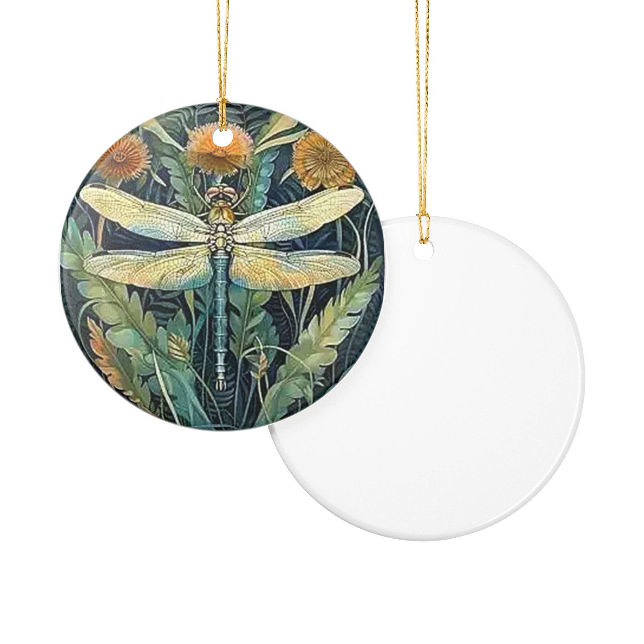 Miss Crabtree - Wholesale Ornament - Libelle William Morris Kerstornament1