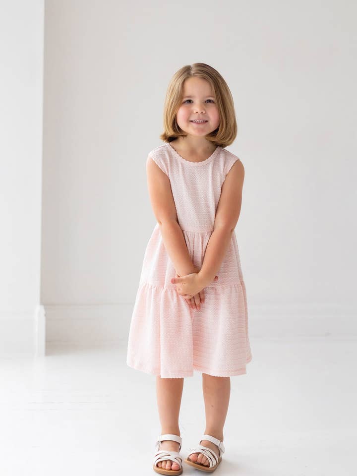 Pink Cloud Sleeveless Dress for wholesale by mabel + honey