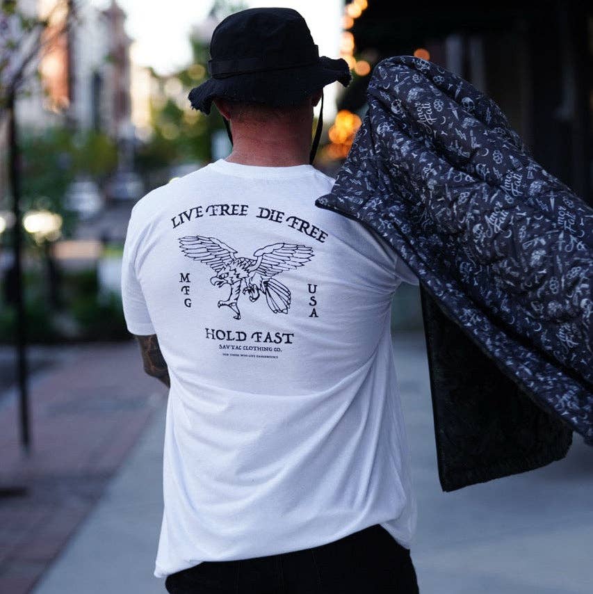 SAVAGE TACTICIANS - Wholesale Screen Printed T-Shirt - Men's - Hold Fast3