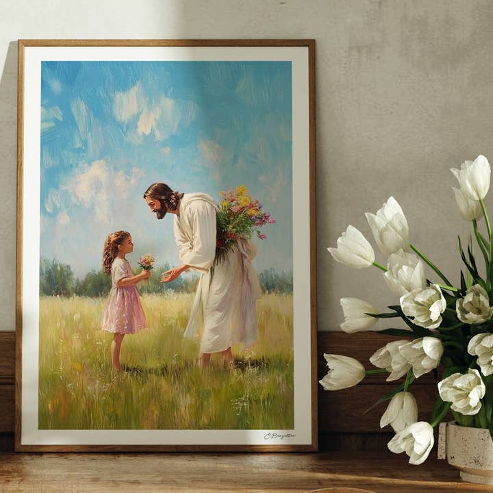 Regalo Alegre | Reproducción de Arte Hecha a Mano Firmada para venta al por mayor de The Painted Gospel