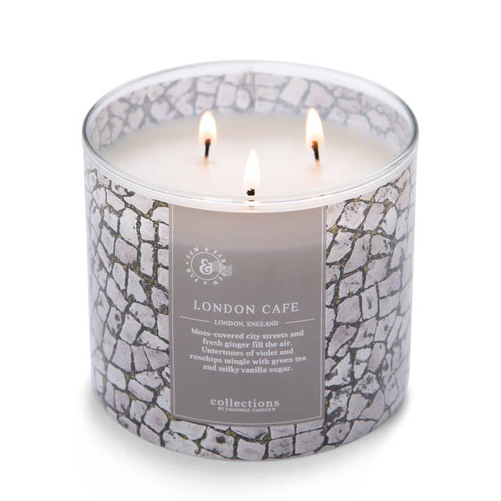 Colonial Candle DE - Wholesale Jar/Filled Candle - London Cafe 411G Scented Candle2