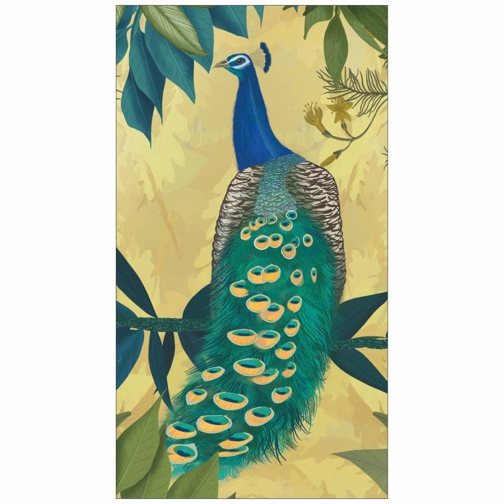 Paperproducts Design • Ambiente - Wholesale Disposable Napkin - GUEST TOWEL-GILDED PEACOCK0