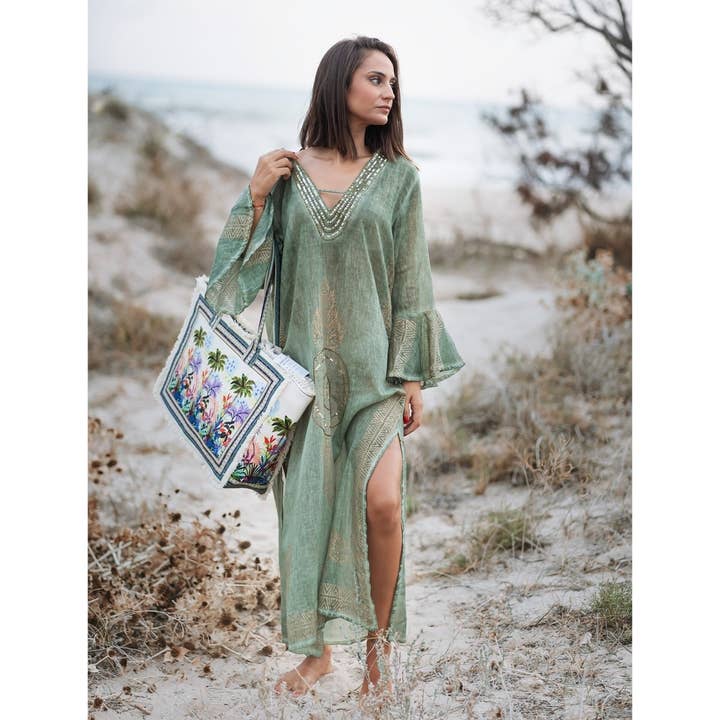 Green Long Midi Dress for wholesale on Faire