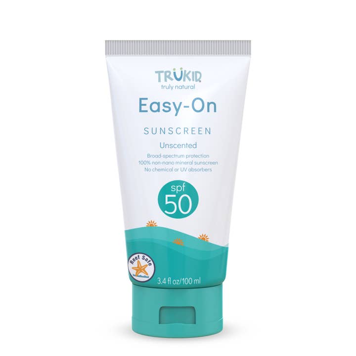TruKid Easy On SPF50 Sunscreen 3.4oz for wholesale by Tree Star Group, Inc. dba TruKid and TruBaby