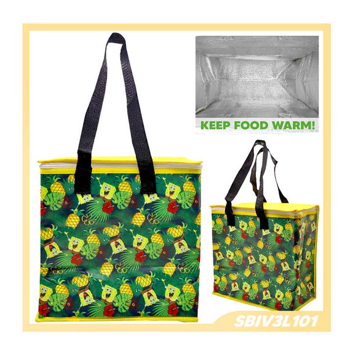 UPD SBIV3L101 SpongeBob SquarePants Insulated Tote Bag - 12 and other Purchase Wholesale insulated grocery bag. Free Returns & Net 60 Terms on Faire trending on Faire.