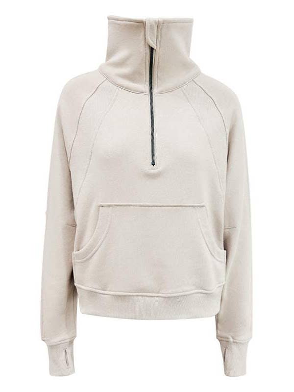 Crave by FW - Wholesale Sweatshirt – Women's - Women Plain Embroidered Loose Jumper Sweatshirts12