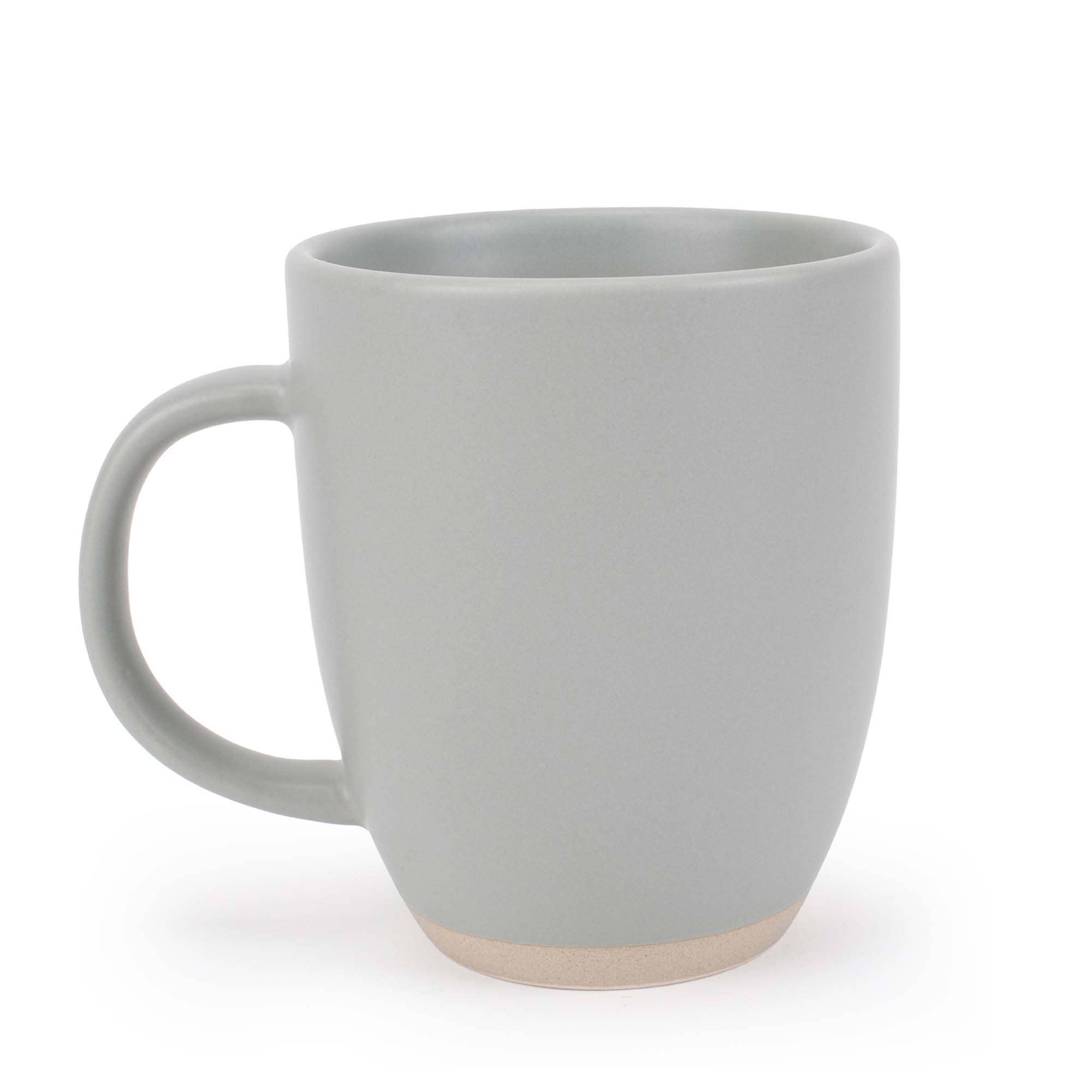 EAST AVENUE - Wholesale Coffee Mug - Mugs 4-Pk Raw Textured Bottom Cool Palette PRICE IS PER MUG1