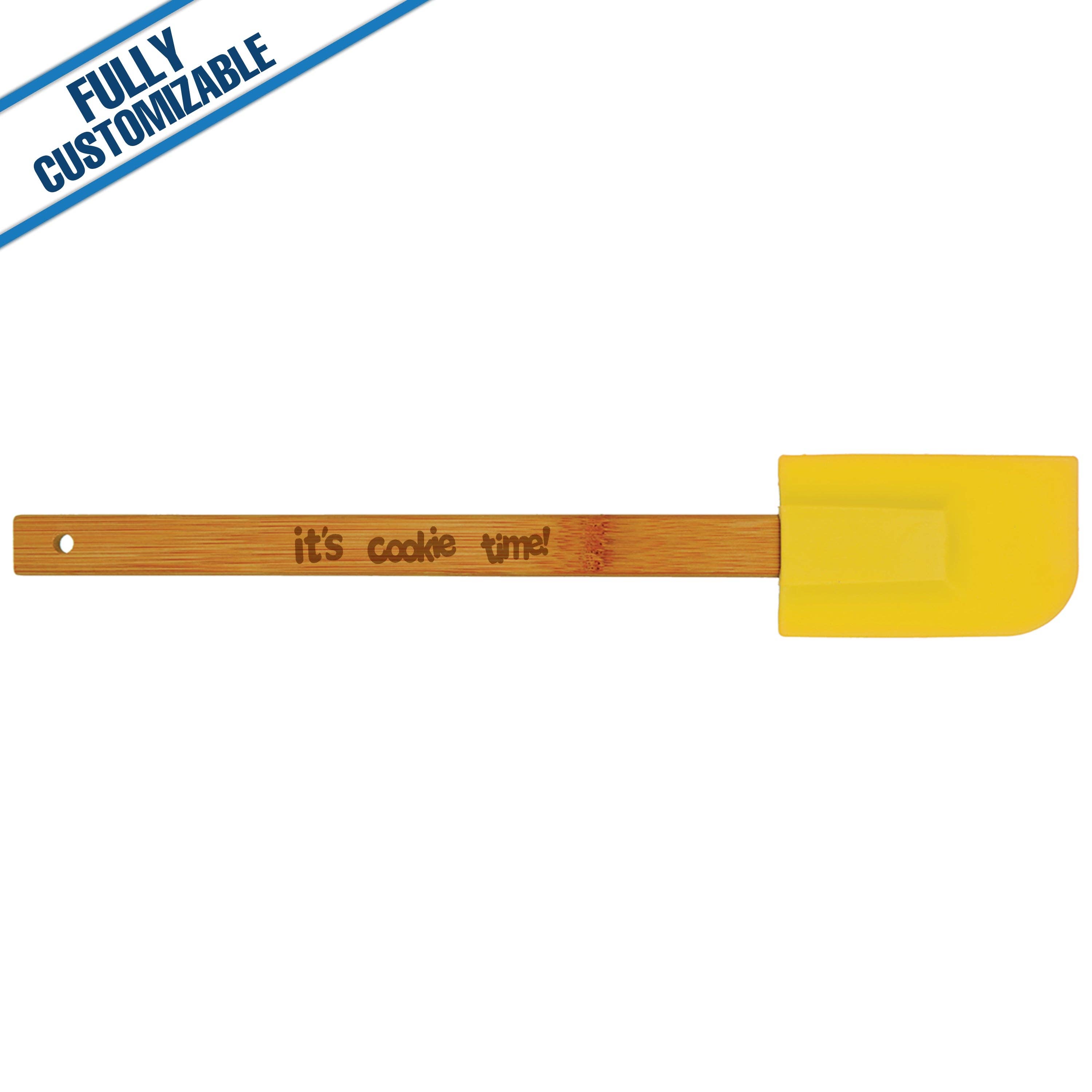 GiftWorksPlus - Wholesale Spatula/Turner - Silicone Spatula with Bamboo Handle - Fully Customizable5