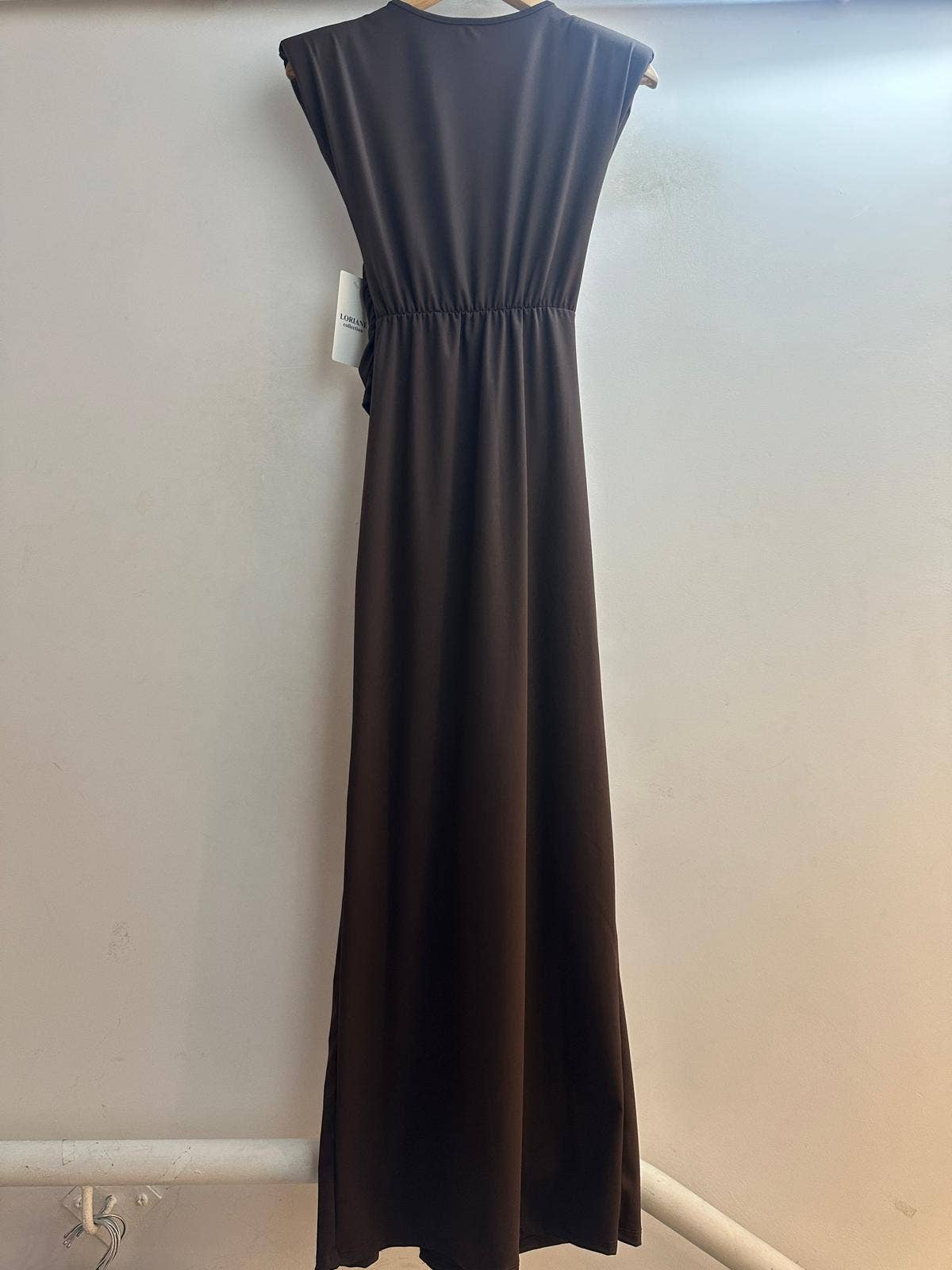 LORIANE - Wholesale Dress - Women's - 7336/61123 Long plain dress4