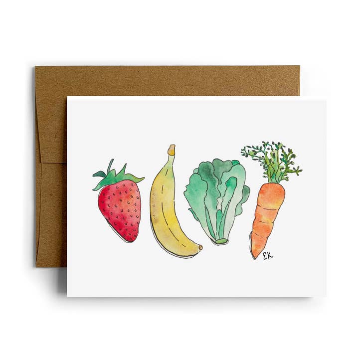 Carte Légumes pour la vente par Eileen Graphics