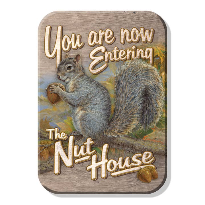 Desperate Enterprises - Wholesale Magnet - Magnet: Entering the Nuthouse