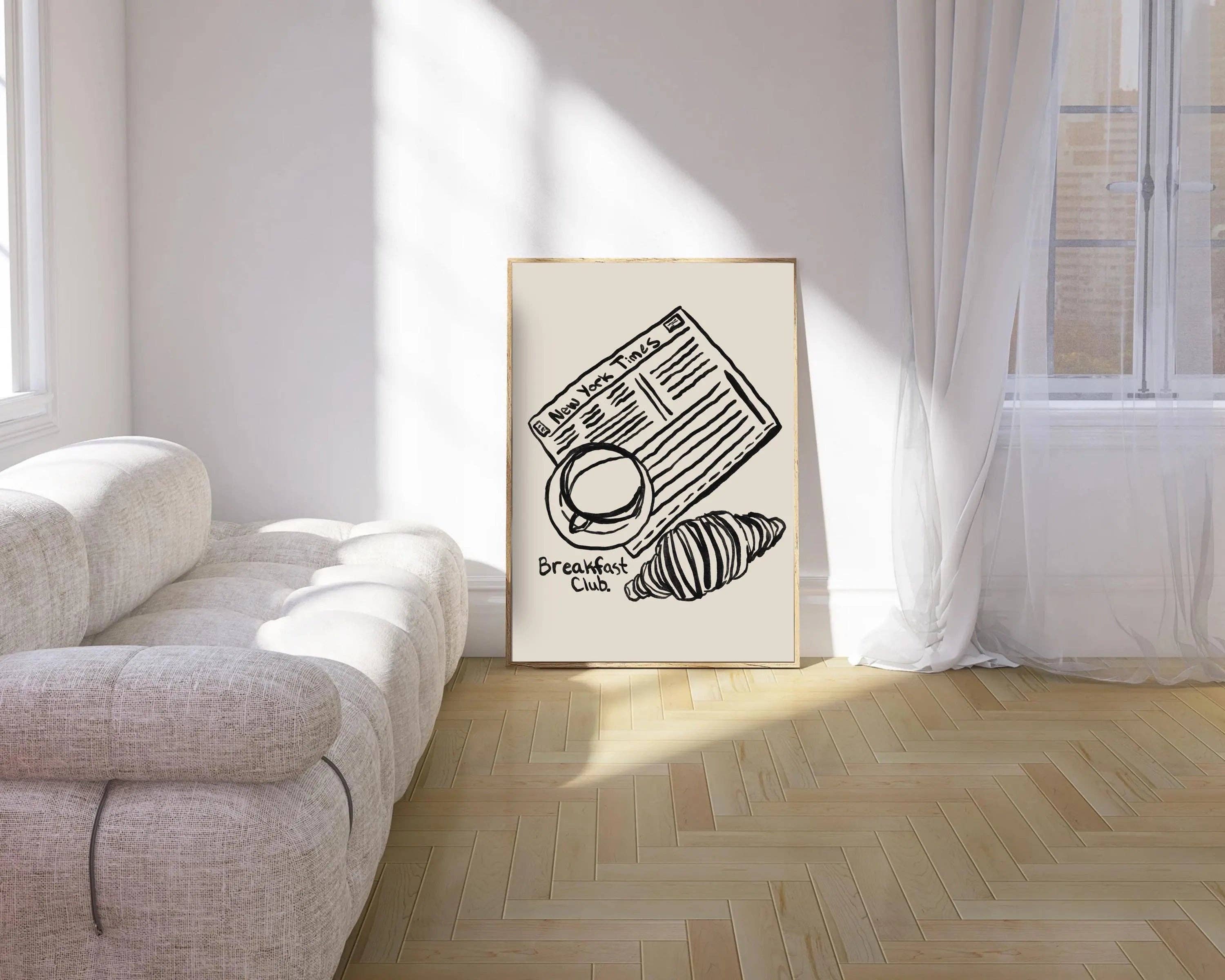 Olive Street Collective - Wholesale Art Print - Breakfast Club Print6