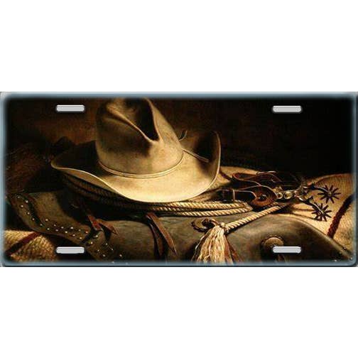 Plaque d'immatriculation Old West pour la vente par Make It Yours