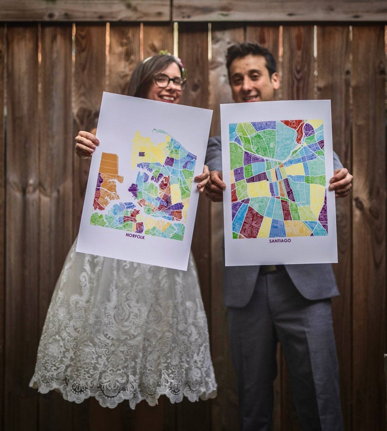 Juanita's Adventures - Wholesale Art Print - Juanitas Shreveport Map Print5