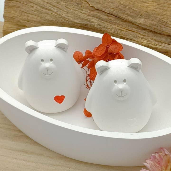 Moules de coulée Raysin, figurines oursons pour la vente par perleperle