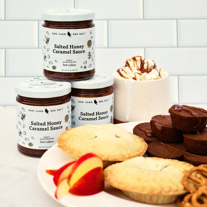 San Juan Island Sea Salt - Wholesale Caramel Sauce - Salted Honey Caramel Sauce1
