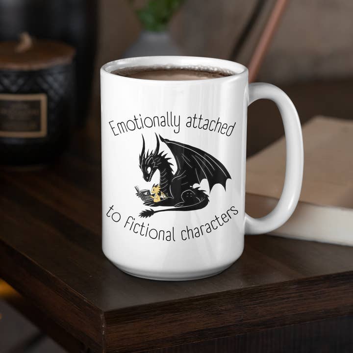 The Geek Boutique - Wholesale Coffee Mug - Emotionally Attached FW Dragon PRINT Ceramic Mug - 15oz