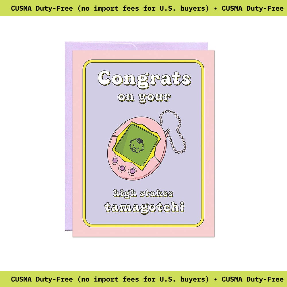 Party Mountain Paper co. - Wholesale Baby Card - High Stakes Baby | Baby Card