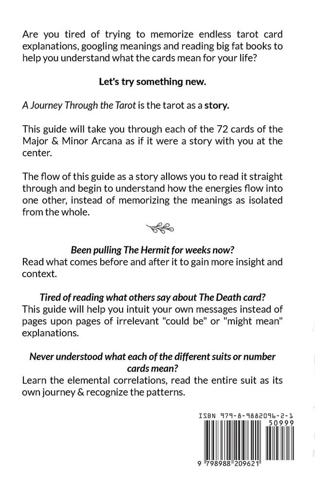 Plush & Regal Press - Wholesale Body, Mind & Spirit Book - A Journey Through the Tarot |  Paperback1