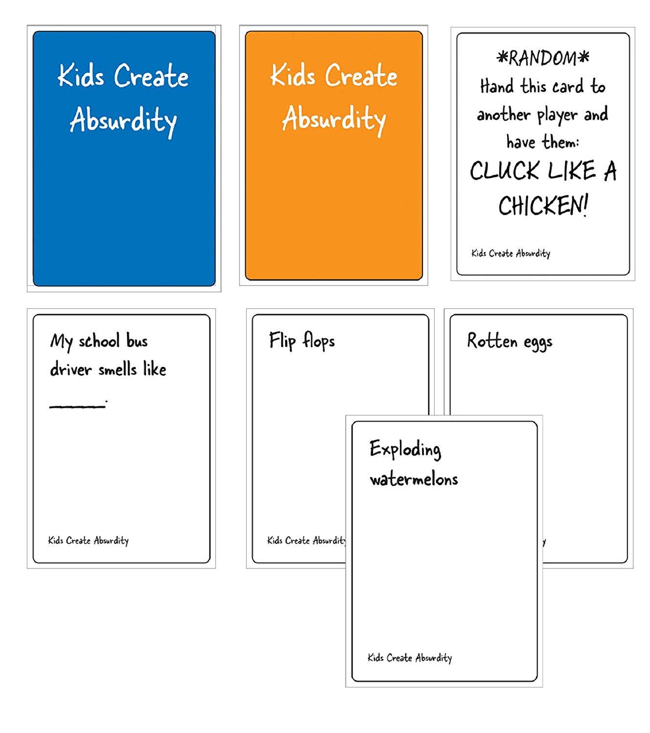 NOVELTIES WHOLESALE INC – Engroshandel Kortspil – Børn skaber absurdity-prisvindende kortspil til børn 6-123