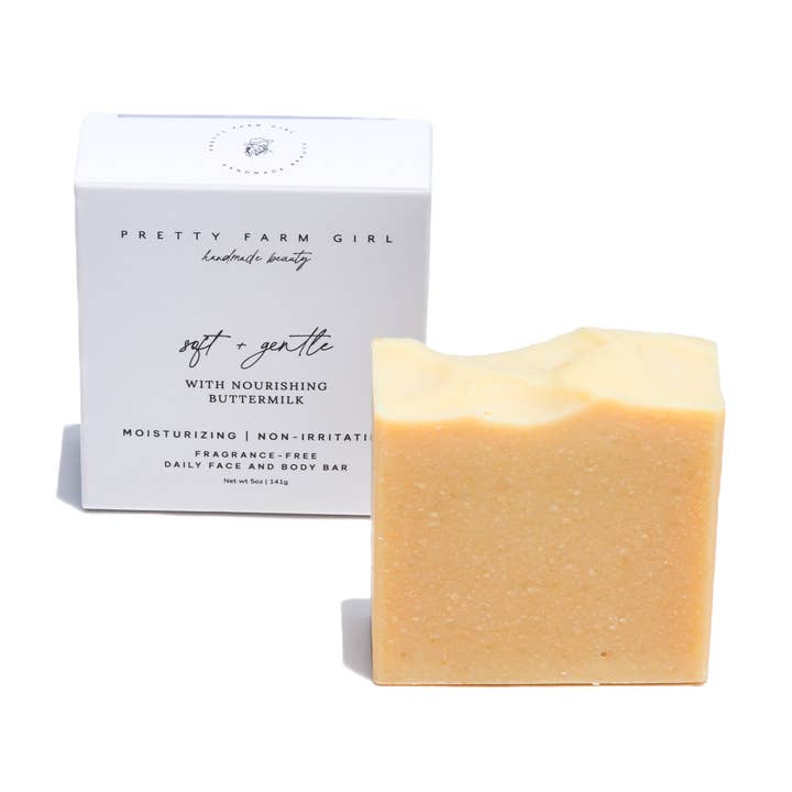 Savon au suif doux + délicat sans parfum au babeurre pour la vente par Pretty farm girl