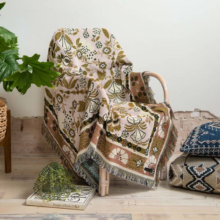 HENDEER - Wholesale Picnic Blanket - 'Eleanor Rigby' Woven Picnic Rug/Throw12