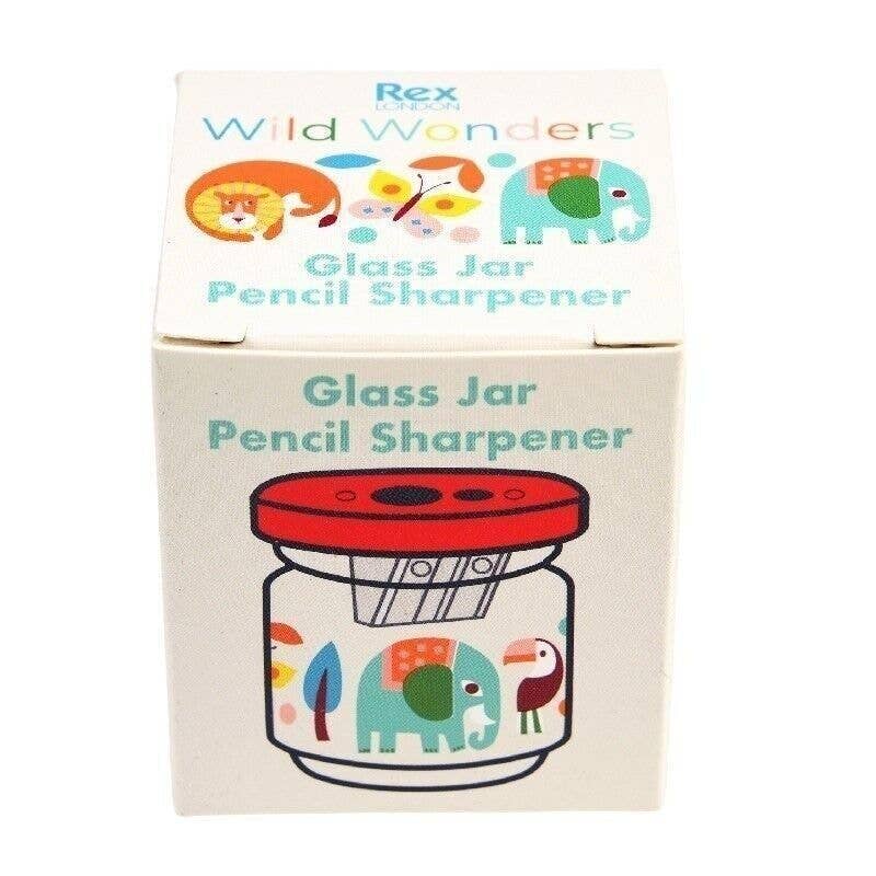 Rex B2B - UK – wholesale Pencil sharpener – Glass Jar Pencil Sharpener - Wild Wonders1