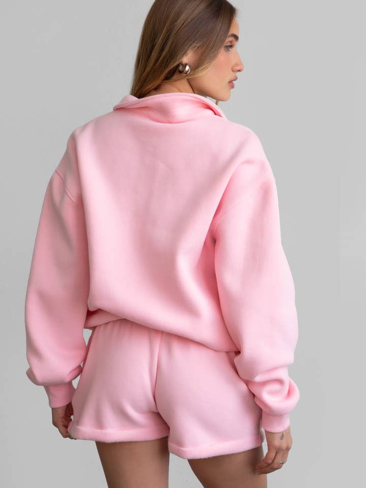 TICTOC - Vente Sweat-shirt – femme - Pull classique à demi-fermeture éclair en polaire nuage HAILEE5