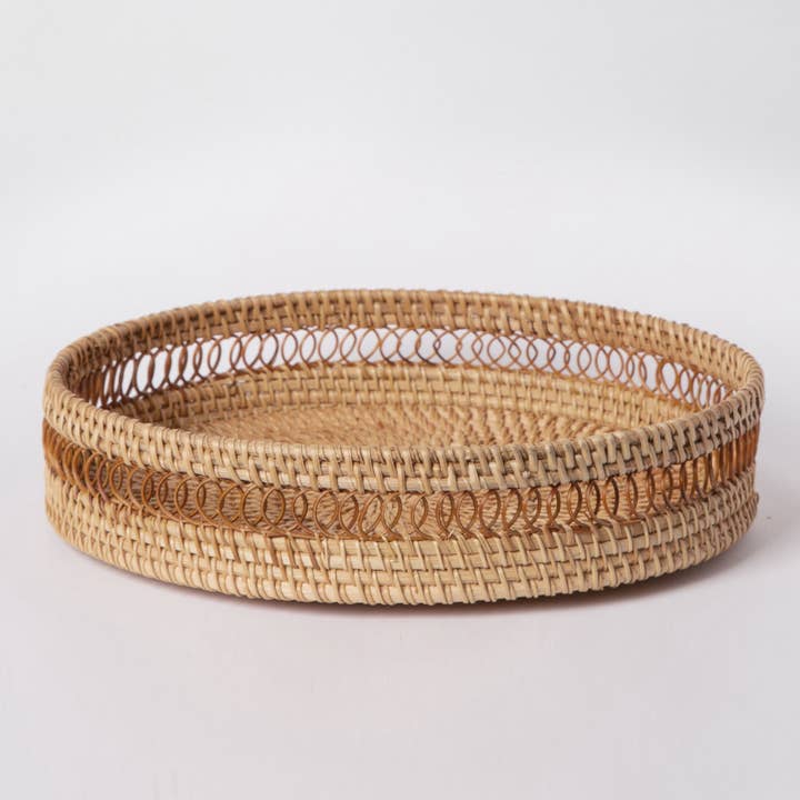405 - Rattan Tray for wholesale by Porto Boutique