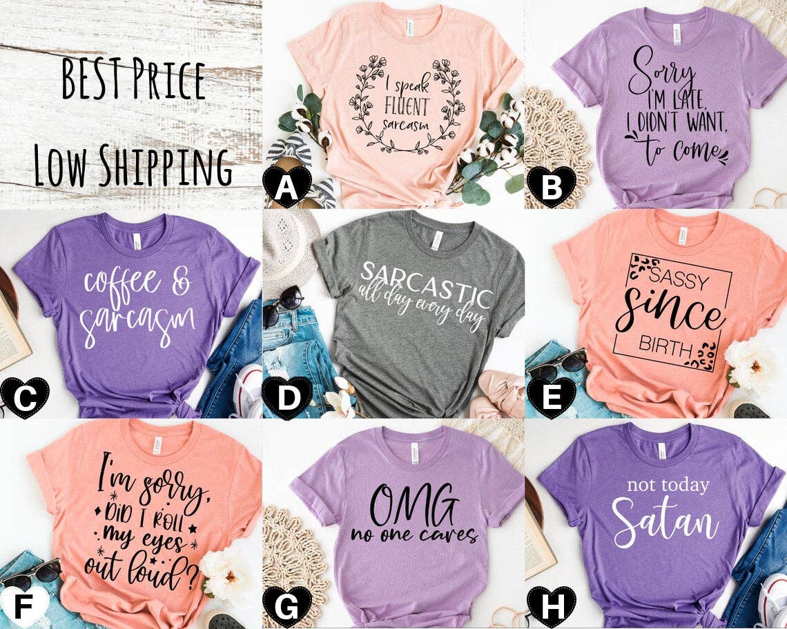 STRONG N FREE CDN - Wholesale Screen Printed T-Shirt - Women's - Bundle 8 Humorous T-Shirt and Sweatshirt Designs with Jumbo0