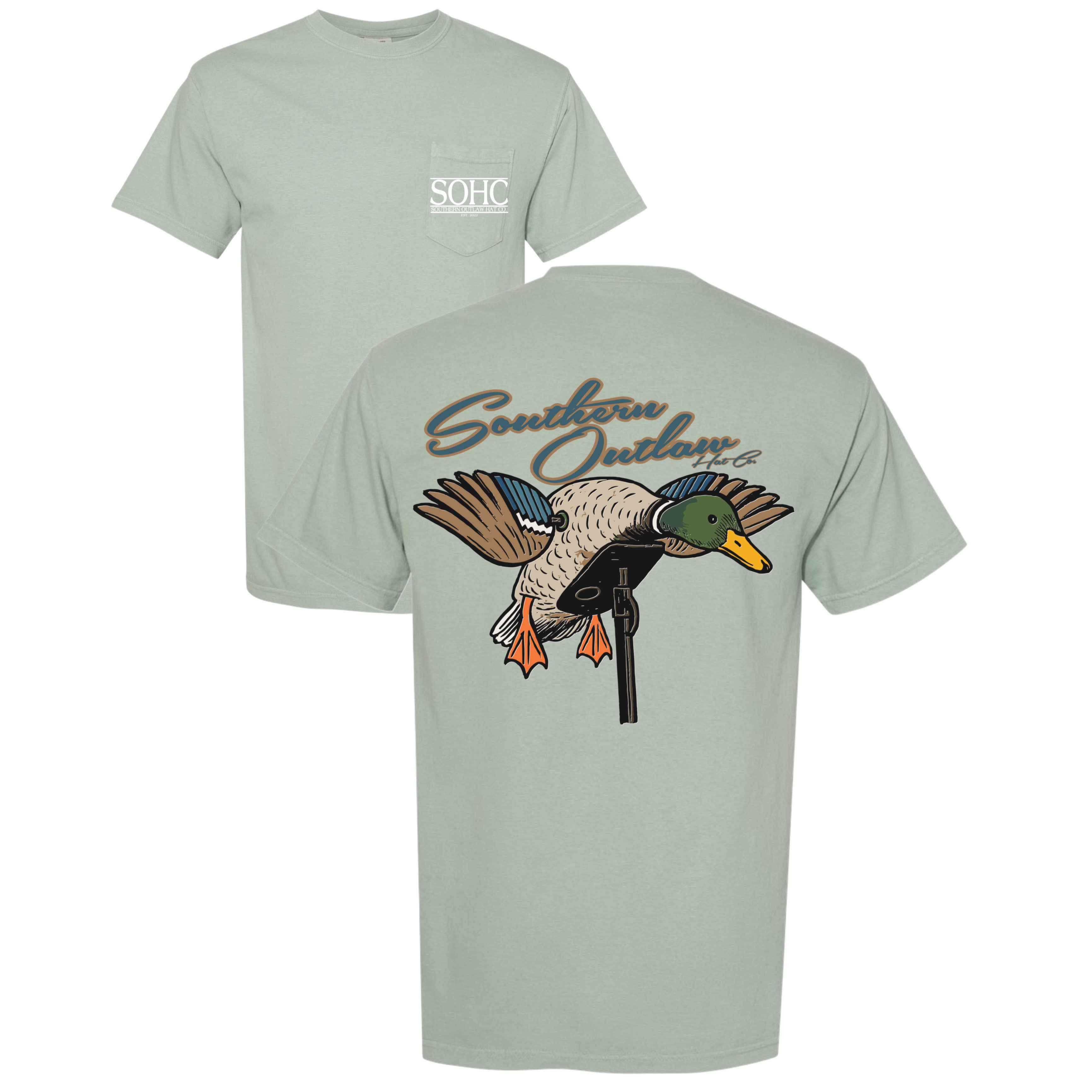 Southern Outlaw Hat Co. - Vente T-shirt sérigraphié – homme - Mouvement Mallard0