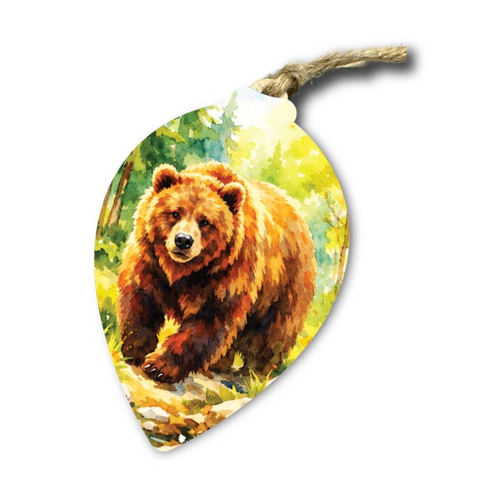 Ornamento Puzzle Grizzly per la vendita all'ingrosso da parte di The Product Barn