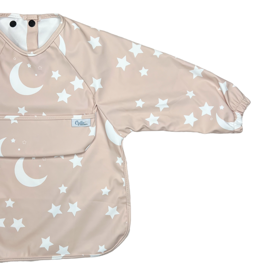 Calla & Friends - Wholesale Bib - Baby - The Grayson Long Sleeve Bib - Starry Night3