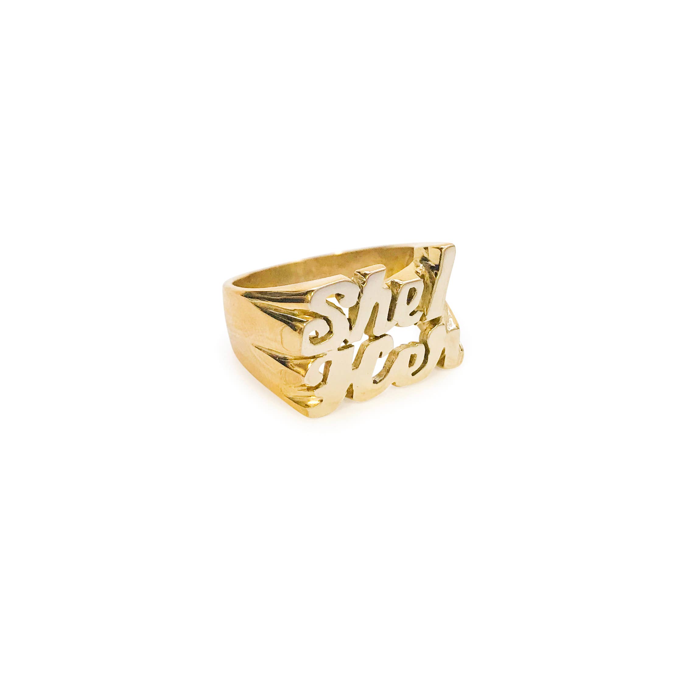 SNASH JEWELRY - Wholesale Signet Ring - She / Her Ring0