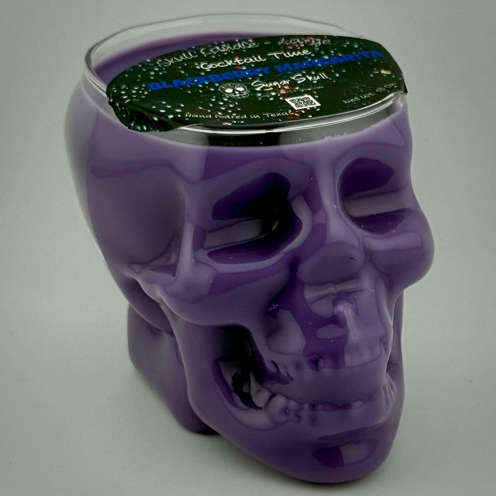 Sugar Skull, LLC - Wholesale Jar/Filled Candle - Cocktail Time Skull Candles8