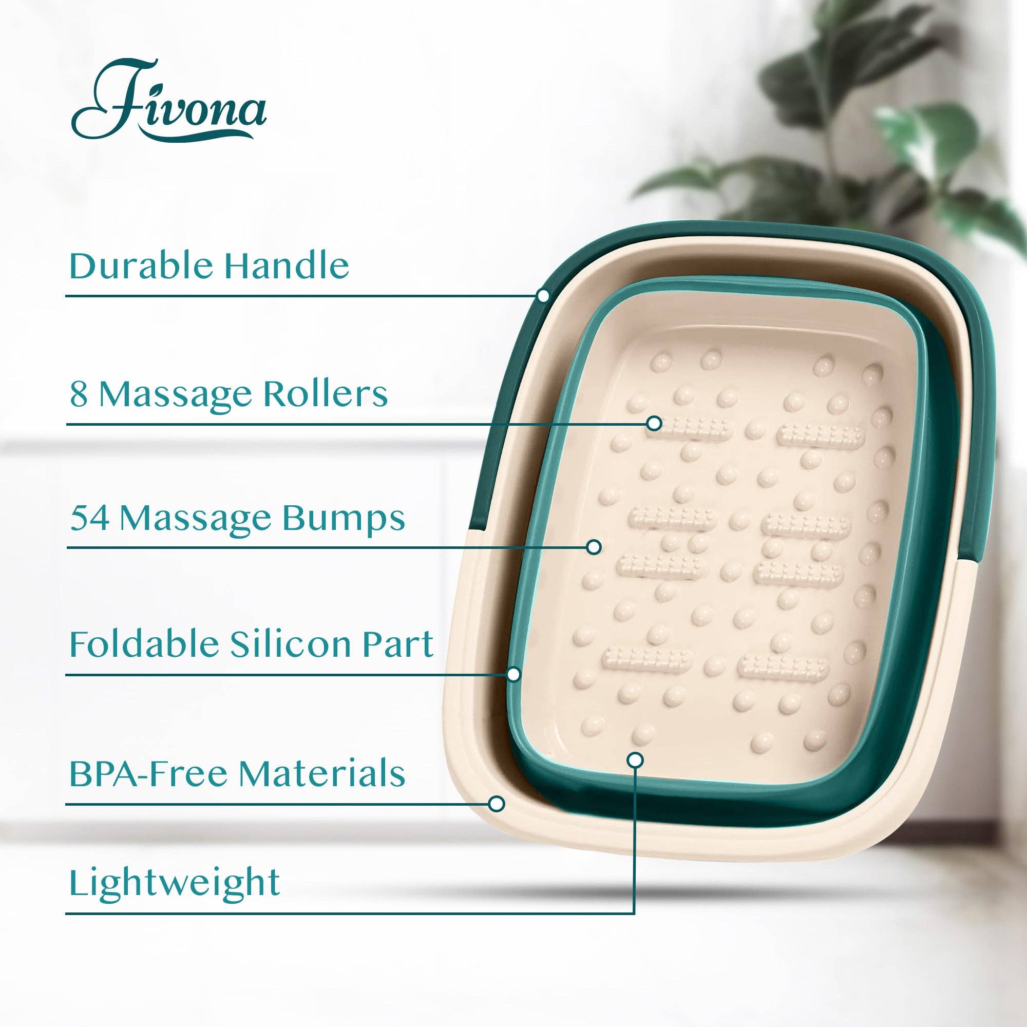 FIVONA - Wholesale Foot Scrub/Polish - Foot Salt Soak Kit 4 in 1 Natural Feet SPA Tea Tree5