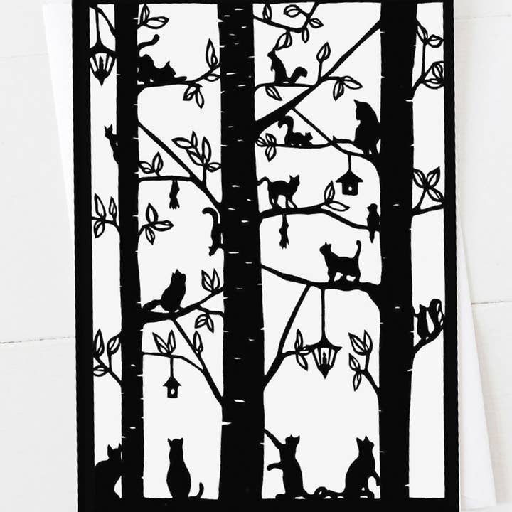 Squirrel Tacos Papercuts - Vendita all'ingrosso Biglietti di auguri generici - Biglietto d'auguri - Love Cats1