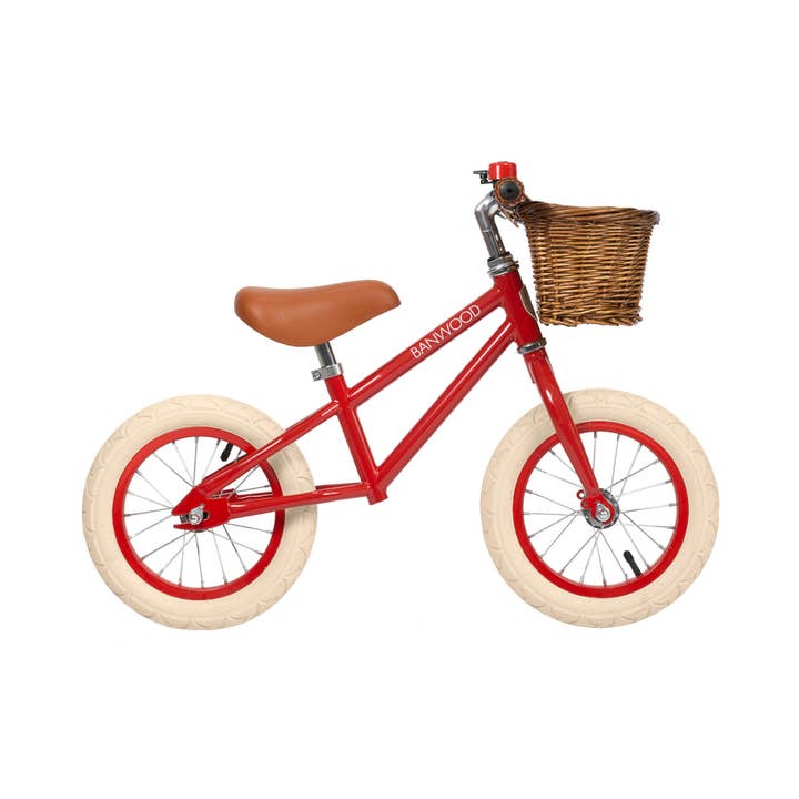 Vintage Balance Bike - Red for wholesale by Banwood Australia