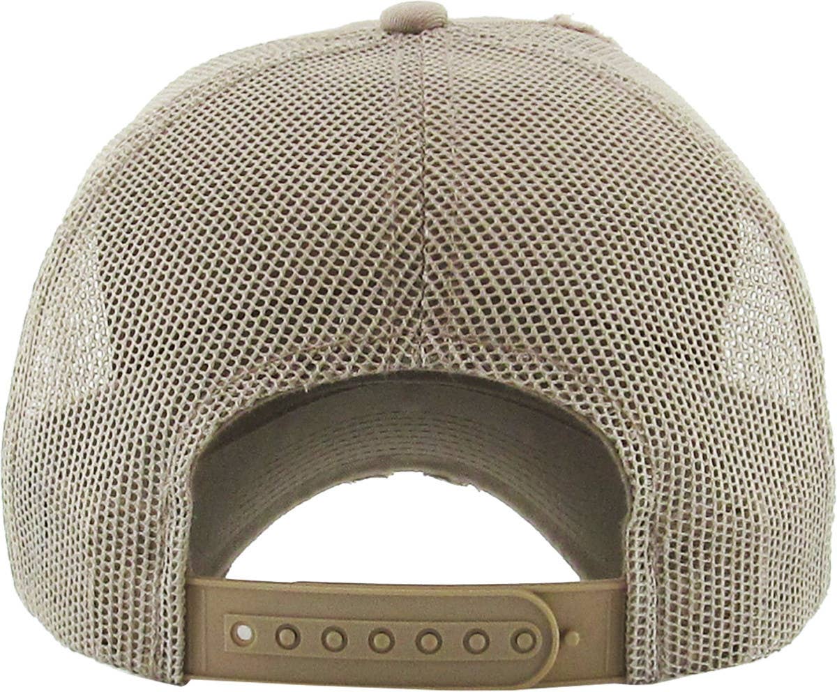 KBETHOS – Großhandel Basecap – Unisex – Vintage-Trucker-Cap mit Mesh-Einsätzen23