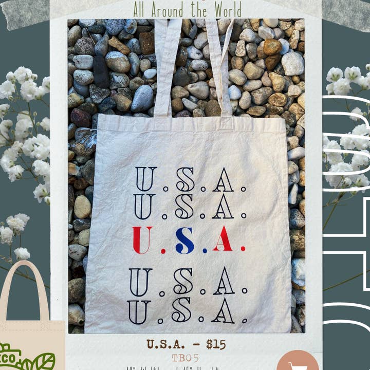 U.s.a. - Borsa a tracolla per la vendita all'ingrosso da parte di Acrylicool by Annie
