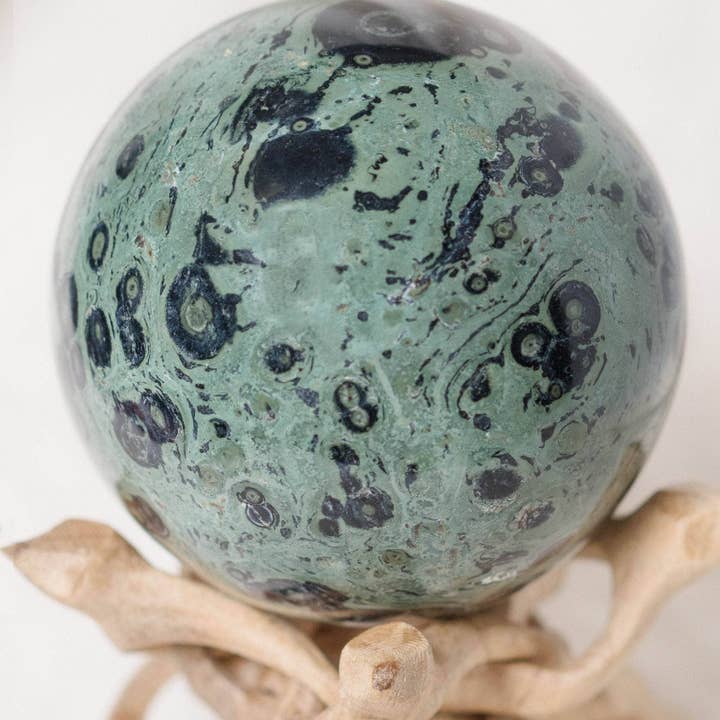 Tiny Rituals - Wholesale Spiritual Stone/Crystal - Kambaba Jasper Sphere - AAA Premium Quality47